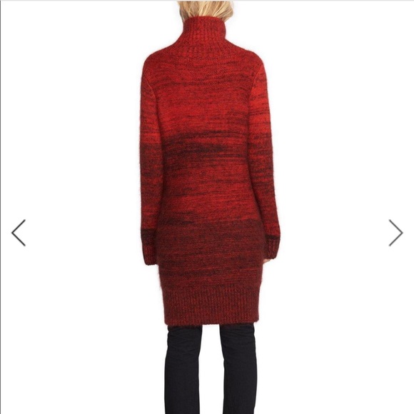 Rag & Bone Melina Sweater Dress fiery red ombre - Picture 7 of 7
